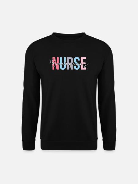 Notfallkrankenschwester Krankenpfleger Notaufnahme - Unisex Pullover - Schwarz