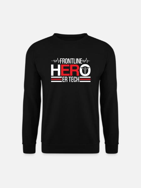 Techniker In Der Notaufnahme ER Techniker Geschenk - Unisex Pullover - Schwarz