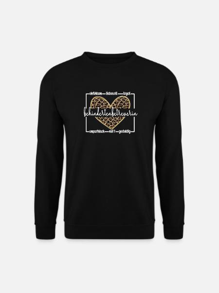 Beste Behindertenbetreuerin Sozialbetreuerin - Unisex Pullover - Schwarz
