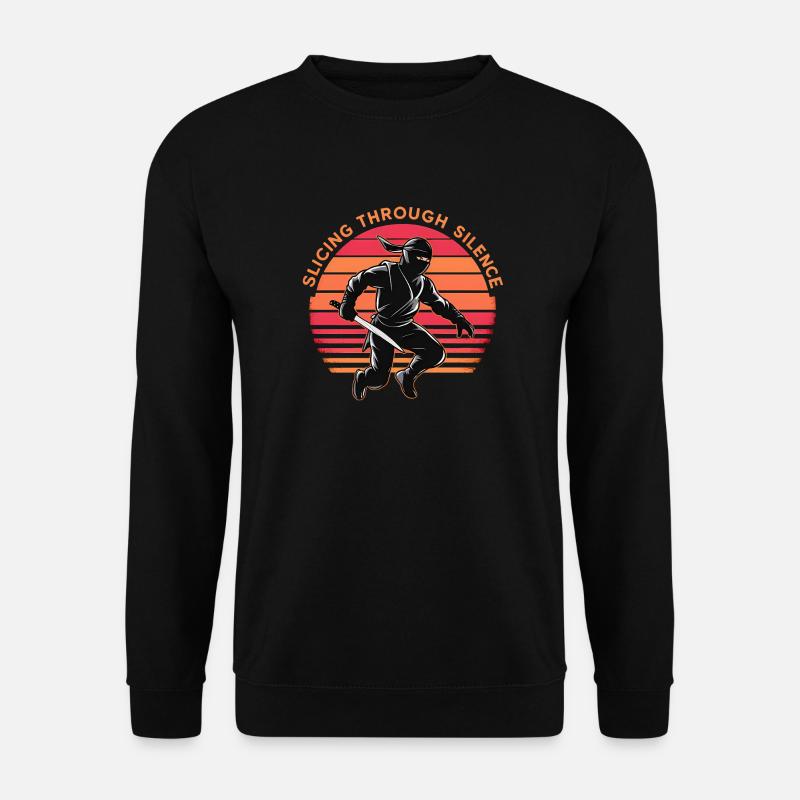 Slicing Through Silence - Unisex Sweatshirt - black