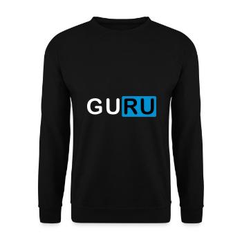 ★ Couleurs de conception modifiables ★ Pour tous les gourous - Sweat-shirt Unisexe - noir - Devant - Alina (178cm) & Michal (187cm)