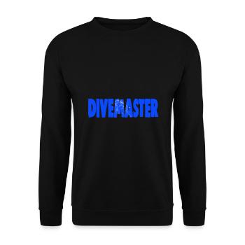 DIVEMASTER - Unisex Sweatshirt - black - Front - Alina (178cm) & Michal (187cm)