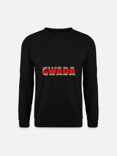 Gwada Couleur du Drapeau Guadeloupe - Sweat-shirt Unisexe - noir