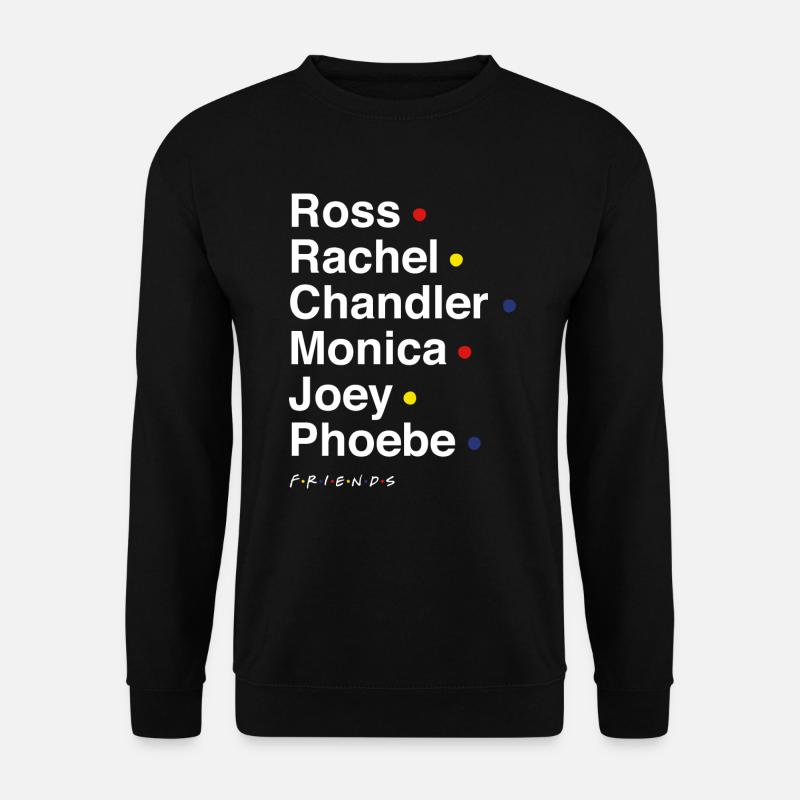 Friends Charaktere Namen - Unisex Pullover - Schwarz