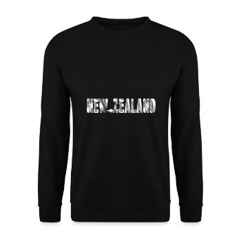 New Zealand - Unisex Pullover - Schwarz - Vorne - Alina (178cm) & Michal (187cm)