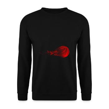 Basketball Coach Spieler Training Trikot Geschenk - Unisex Pullover - Schwarz - Vorne - Alina (178cm) & Michal (187cm)