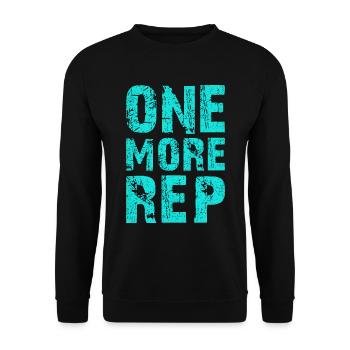 Bodybuilding Gym Workout Training Fitness Shirt - Unisex Sweatshirt - black - Front - Alina (178cm) & Michal (187cm)