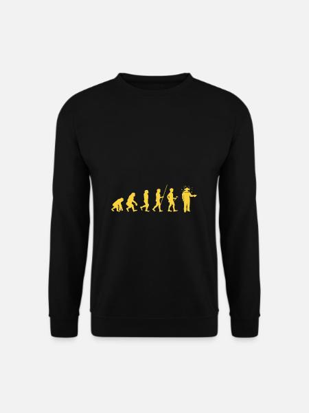 Beekeeper Bees Evolution Beekeeping & Honey - Unisex Sweatshirt - black