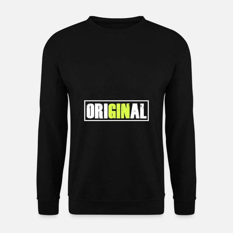 OriGINal GIN Liebhaber Gin - Unisex Pullover - Schwarz