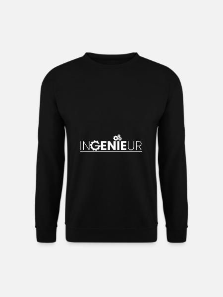 Ingenieur GENIE Spruch - Unisex Pullover - Schwarz