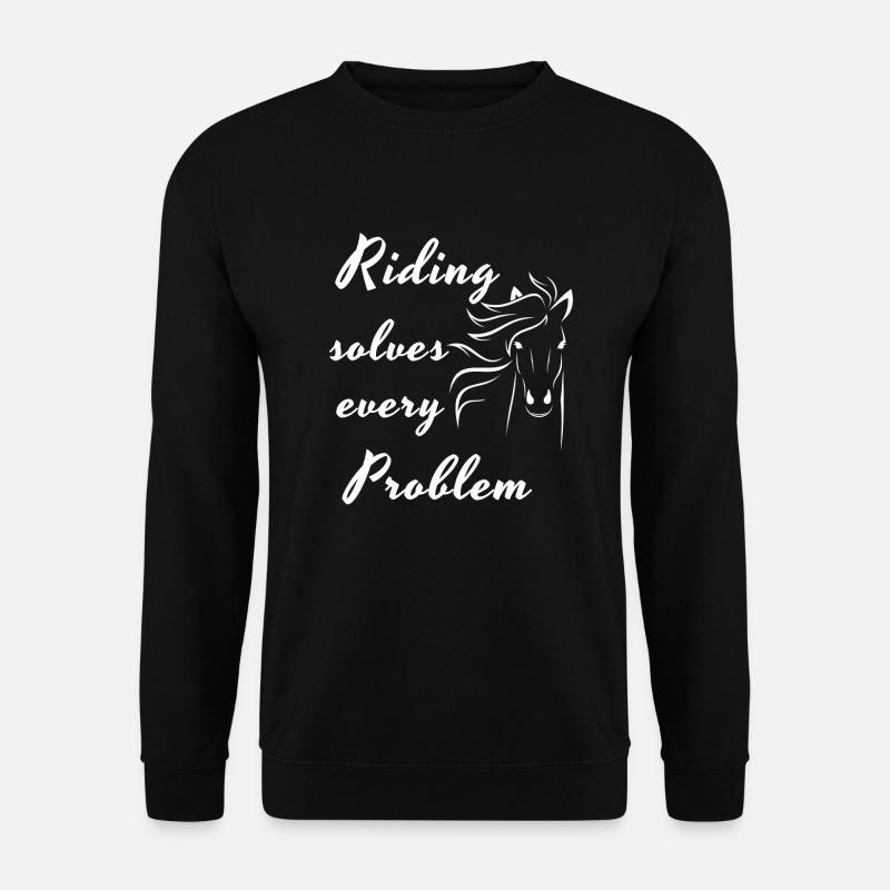horse - Unisex Sweatshirt - black