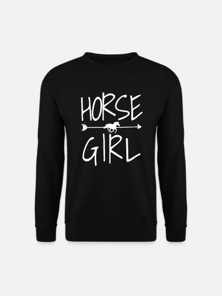Pferd - Unisex Pullover - Schwarz