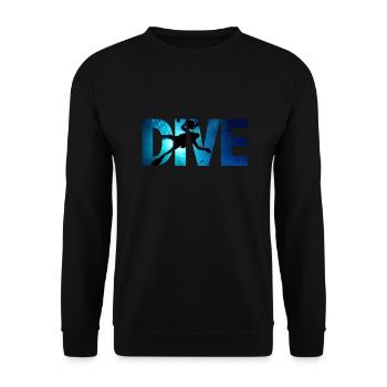 Scuba Diving - Unisex Pullover - Schwarz - Vorne - Alina (178cm) & Michal (187cm)