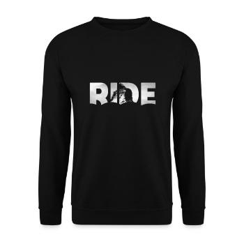 Snowboarding - Unisex Pullover - Schwarz - Vorne - Alina (178cm) & Michal (187cm)