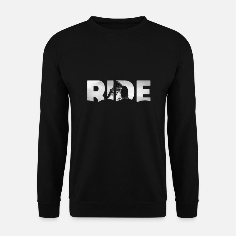 Surf des neiges - Sweat-shirt Unisexe - noir