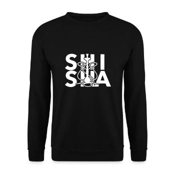 Shisha - Sweat-shirt Unisexe - noir - Devant - Alina (178cm) & Michal (187cm)