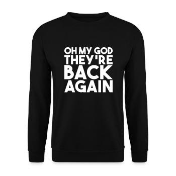 Backstreet boy - Unisex Sweatshirt - black - Front - Alina (178cm) & Michal (187cm)