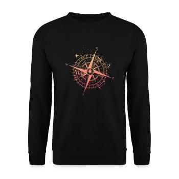 Travel - Unisex Pullover - Schwarz - Vorne - Alina (178cm) & Michal (187cm)