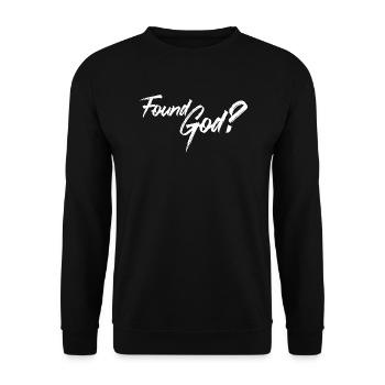 DLM FOUND GOD W1U - Unisex Sweatshirt - black - Front - Alina (178cm) & Michal (187cm)