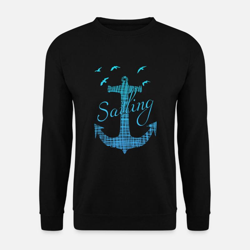 Sailing - Unisex Pullover - Schwarz