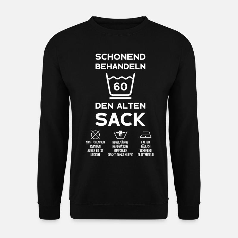 60. GEBURTSTAG JAHRGANG 1963 60 JAHRE ALTER SACK - Unisex Pullover - Schwarz