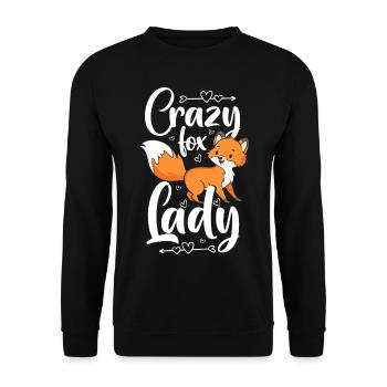 Renards renards - Sweat-shirt Unisexe - noir - Devant - Alina (178cm) & Michal (187cm)