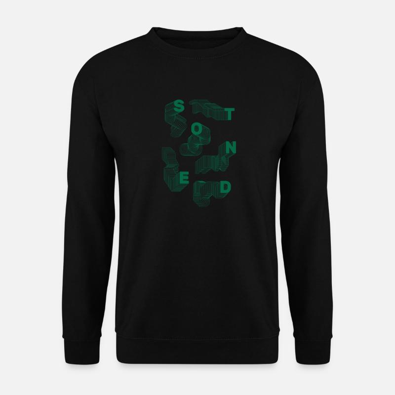Stoned Green - Unisex Sweatshirt - black