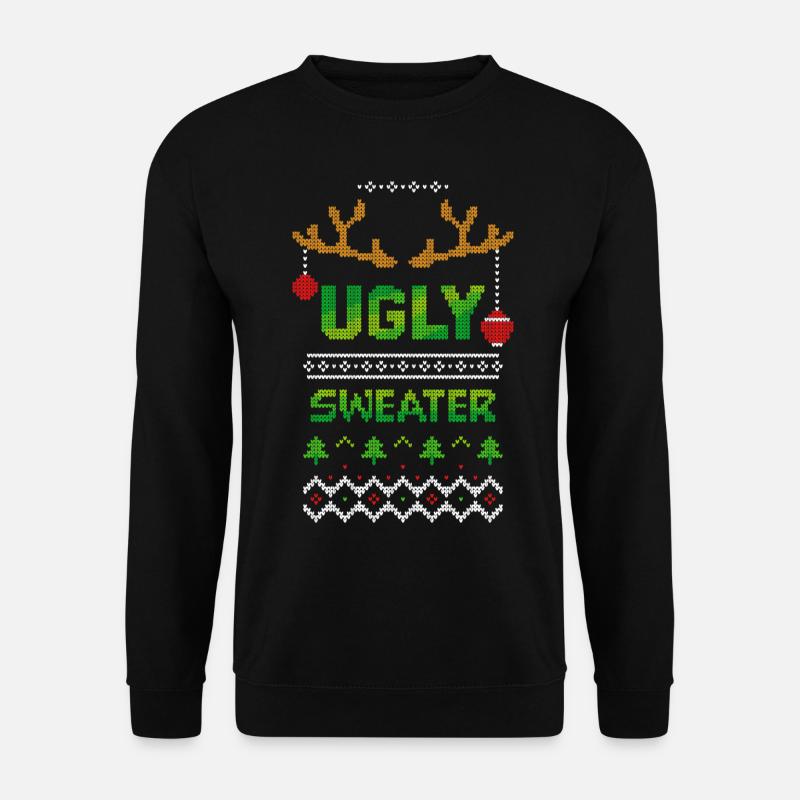Vilain pull de Noël Noël - Sweat-shirt Unisexe - noir