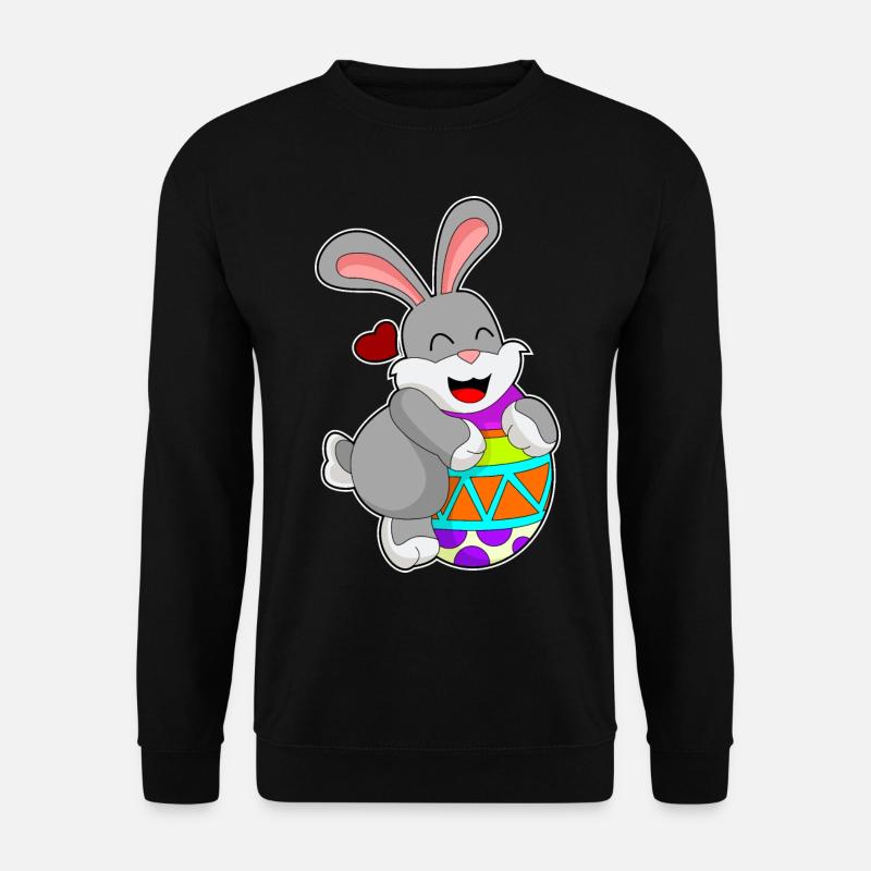 Oeuf de lapin - Sweat-shirt Unisexe - noir