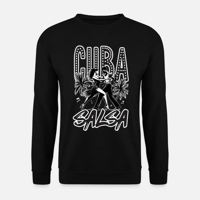 Cuba Salsa - heiße leidenschaftliche Salsa-Tänzer - Unisex Pullover - Schwarz