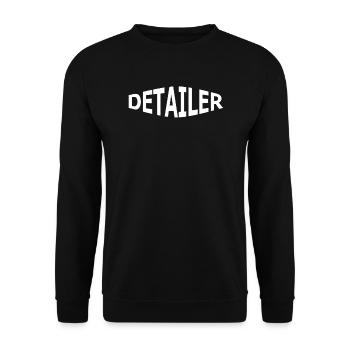 Detailer Car Detailing - Unisex Sweatshirt - black - Front - Alina (178cm) & Michal (187cm)