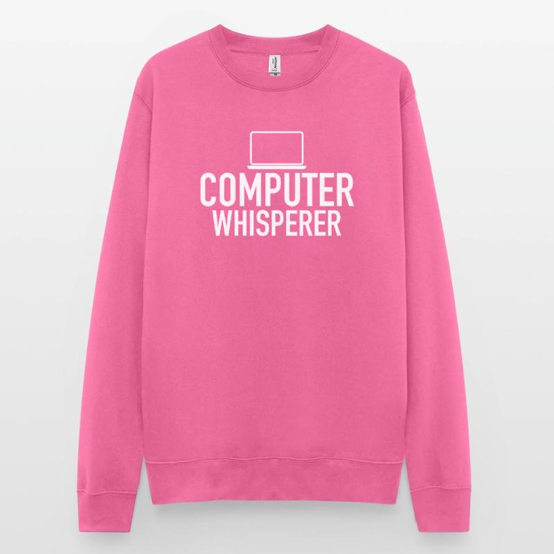 Computer Whisperer Tech Support IT Support IT Nerd Unisex Pullover