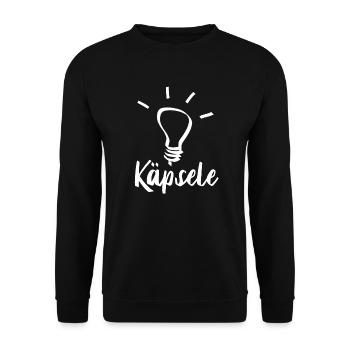 Käpsele Schwäbisch Genie Schlaumeier kluger Mensch - Unisex Pullover - Schwarz - Vorne - Alina (178cm) & Michal (187cm)
