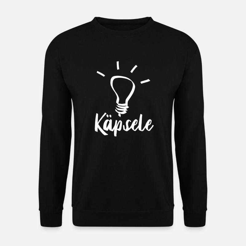 Käpsele Schwäbisch Genie Schlaumeier kluger Mensch - Unisex Pullover - Schwarz