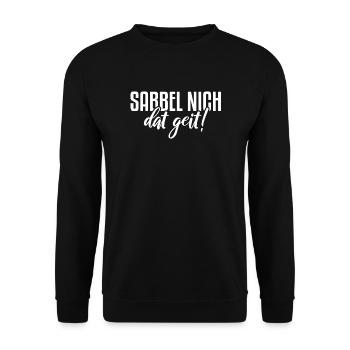 Sabbel non daté Côte nord de l'Allemagne - Sweat-shirt Unisexe - noir - Devant - Alina (178cm) & Michal (187cm)