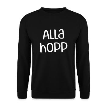 Alla Hopp | Palatinate dialect, Palatine, Palatinate - Unisex Sweatshirt - black - Front - Alina (178cm) & Michal (187cm)