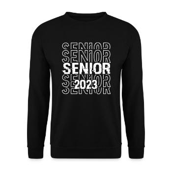 Senioren 2023 - Unisex Pullover - Schwarz - Vorne - Alina (178cm) & Michal (187cm)