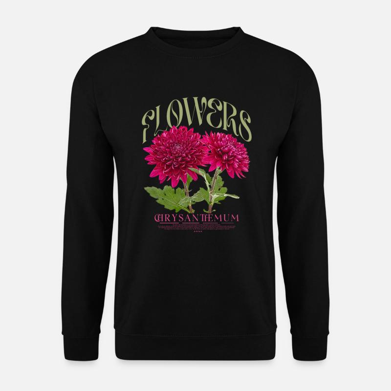 Chrysanthèmes, Chrysanthème, Fleur, Fleurs - Sweat-shirt Unisexe - noir
