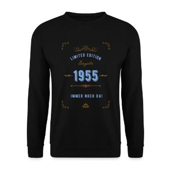 Construit en 1955 - Edtion Limeted - Sweat-shirt Unisexe - noir - Devant - Alina (178cm) & Michal (187cm)
