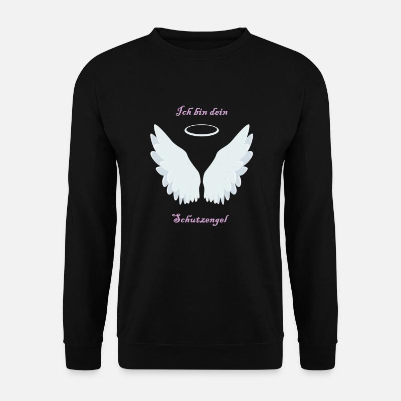 Dein Schutzengel - Unisex Pullover - Schwarz
