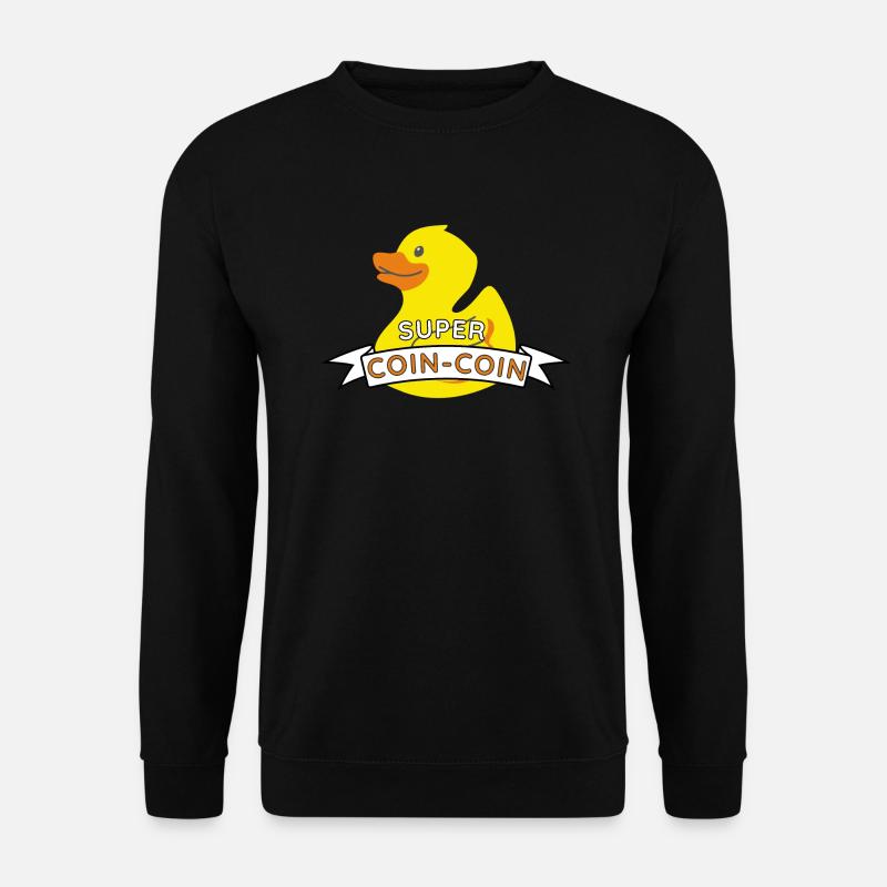 Super Coin-Coin - Unisex Pullover - Schwarz