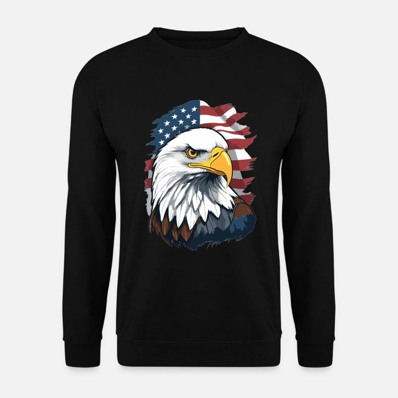 Bald eagle - Unisex Sweatshirt - black