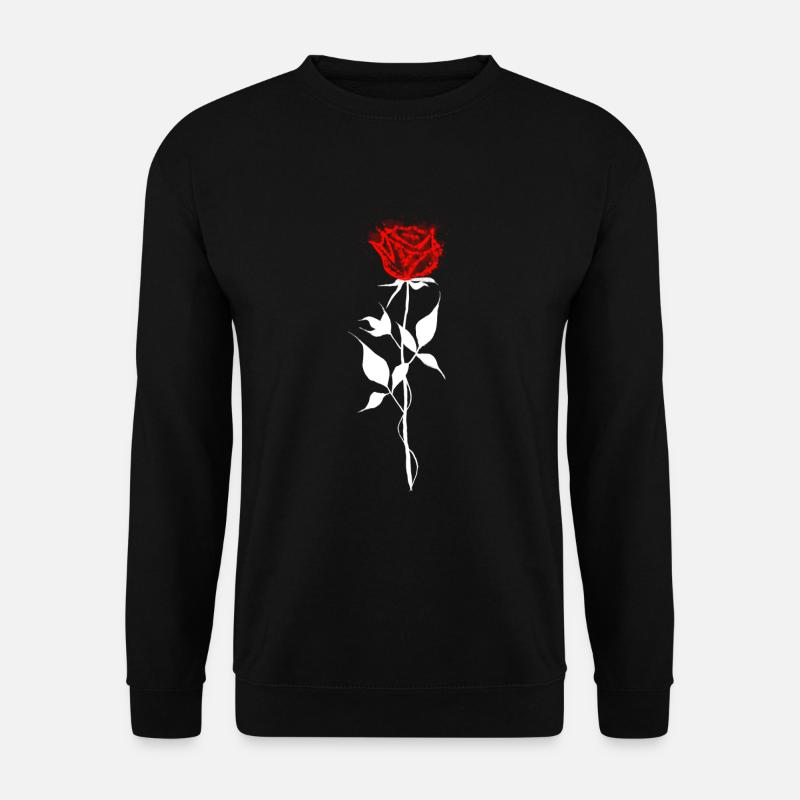 Rose - Unisex Pullover - Schwarz