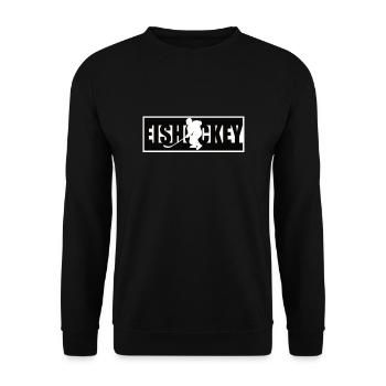 Eishockey Shirt - Unisex Pullover - Schwarz - Vorne - Alina (178cm) & Michal (187cm)