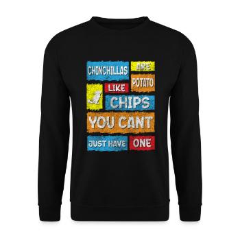 Haustier Nachtaktiv Tierliebhaber Tierschutz - Unisex Pullover - Schwarz - Vorne - Alina (178cm) & Michal (187cm)