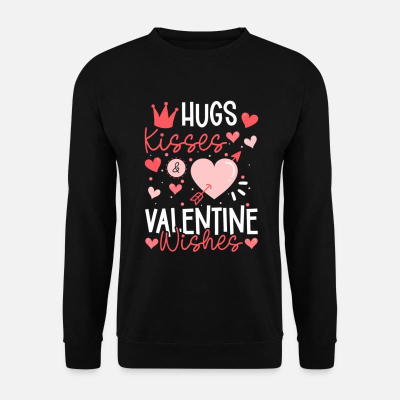 Valentine's Day Couple Relationship - Unisex Sweatshirt - black