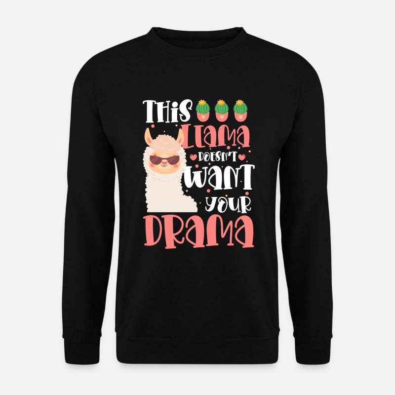 Camel Fluffy Drama Breeder - Unisex Sweatshirt - black