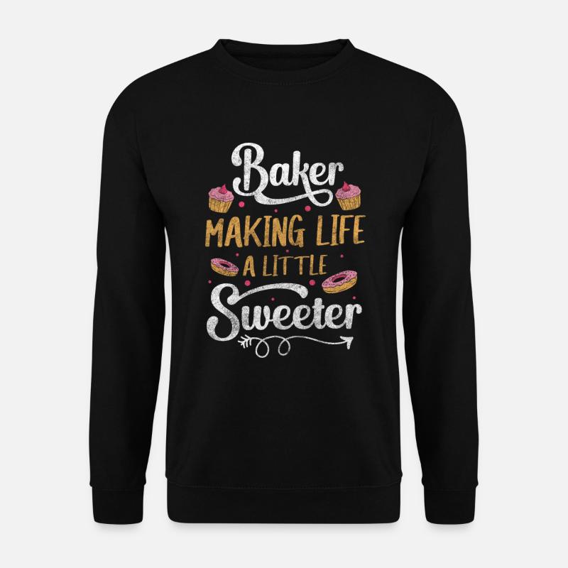 Bäcker Konditor Cupcake - Unisex Pullover - Schwarz
