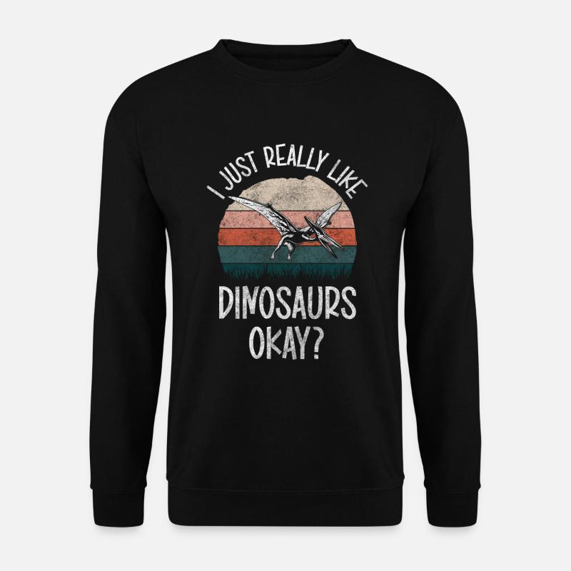 Musée d’archéologie Dino T-Rex - Sweat-shirt Unisexe - noir