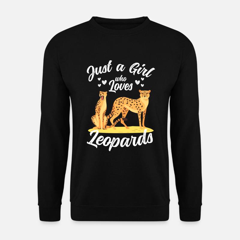 Safari Gepard Raubtier - Unisex Pullover - Schwarz